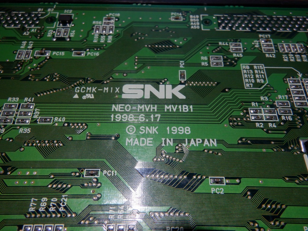 ユニバースBIOS4.0搭載!★SNK MVSマザーボードMV-1B1(業務用ネオジオ超小型1本挿版)の画像4