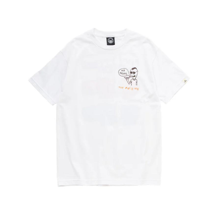 【 TOYMACHINE 】THREE COLOR FIST SS TEE トイマシーン WHITE_画像2