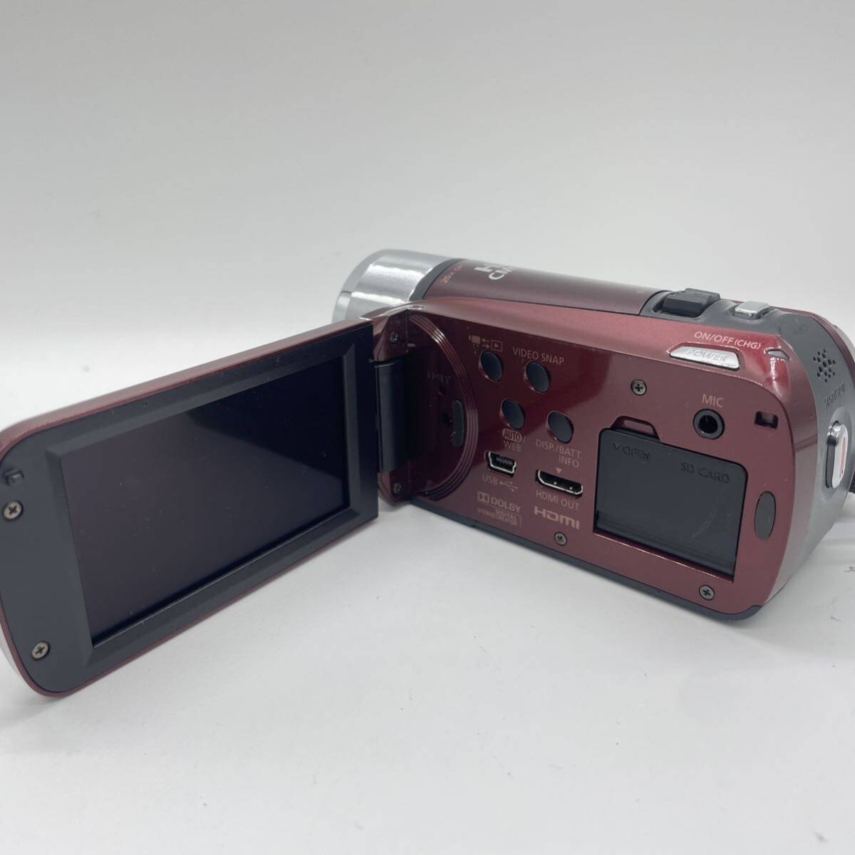 デジタルカメラ デジカメ おまとめ２点 セット Canon IXY DIGITAL 110 is SILVER　、Canon iVIS HF R21　動作未確認　Canon キャノン_画像8