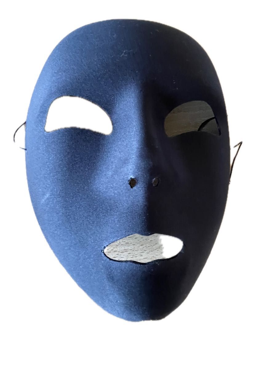 パーティーグッズ　カラス　黒マスク　おじさん　変装　仮装　マスク　3点セット