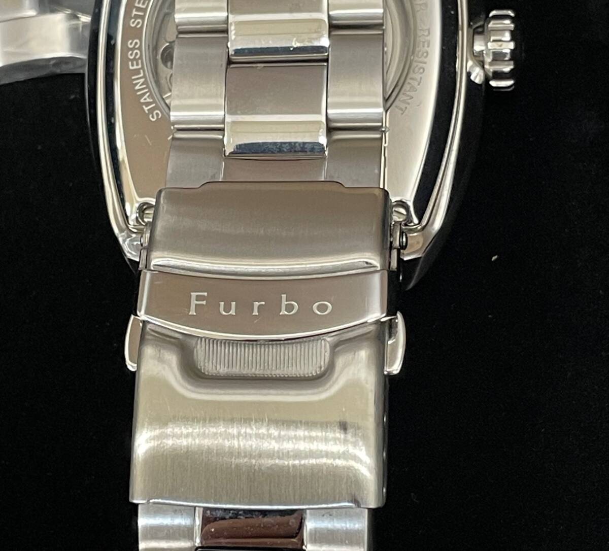 #703 б/у Furbo desgin часы F2502 автоматический работа текущее состояние хранение товар 