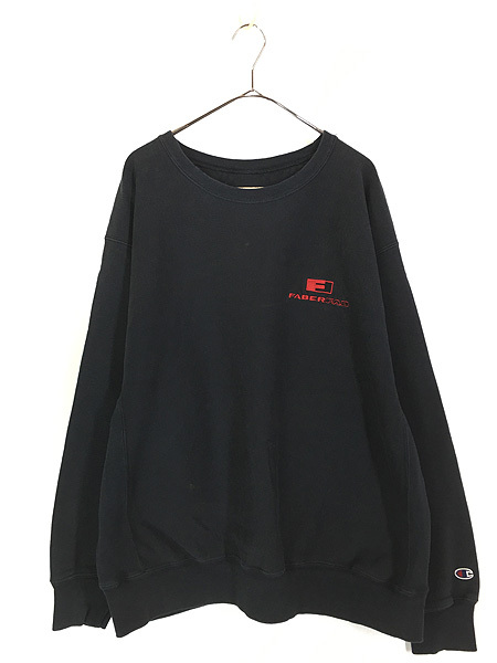 古着 00s Champion Reverse Weave 「FABER FAB」 刺しゅう リバース スウェット XL 古着_画像1