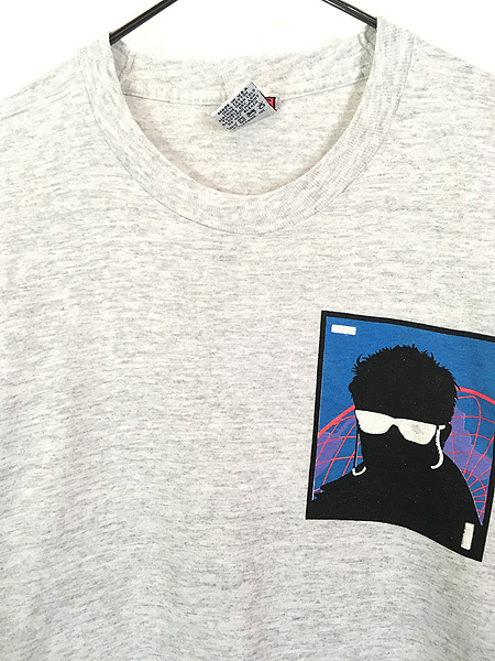 古着 90s USA製 Public Image Clothing アート サーフ スケート ブランド Tシャツ L_画像2