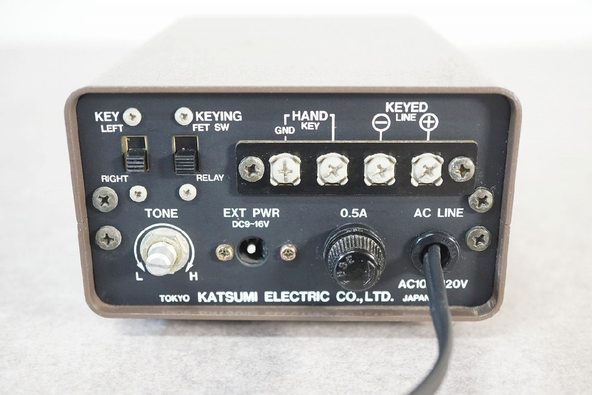 [QS][E4340060] KATSUMIka погружен в машину EK-160 электро - электрический ключ ya- радиолюбительская связь 