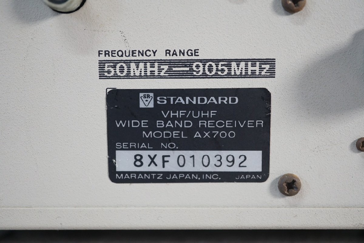 [QS][E4338780] STANDARD standard AX700 wide-band receiver wide obi region receiver 