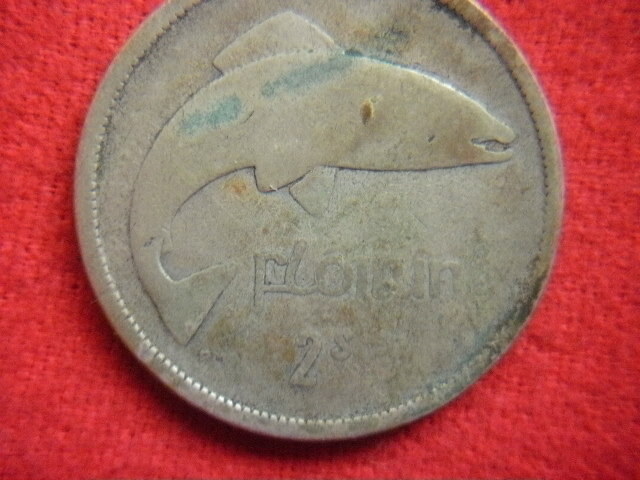 ♭世界の銀貨　IRELAND (Irish Free State) FLORIN 1934- (.750 silver)　外径約28.45㎜　量目約10.88g　中古並品～_画像8