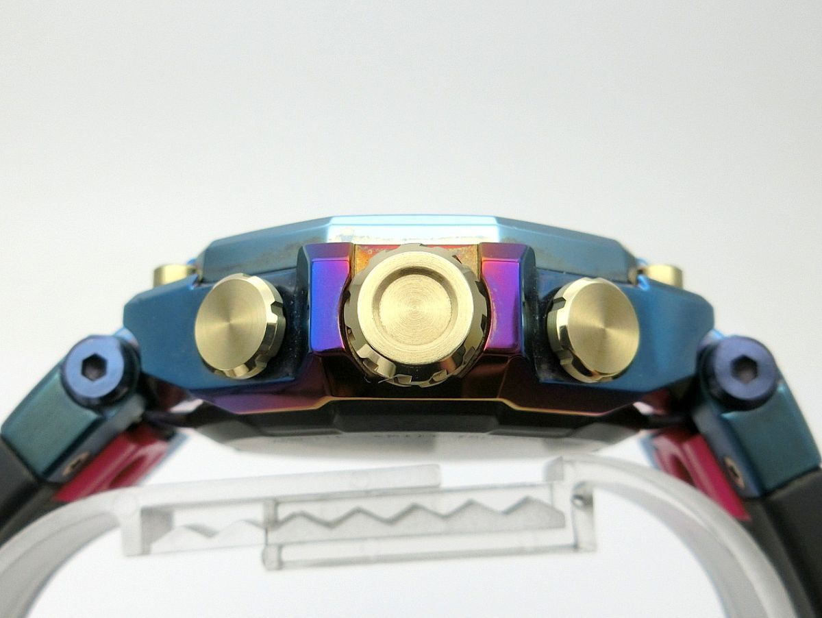 1000 jpy start wristwatch CASIO Casio G-SHOCK MT-G MTG-B2000PH-2AJR radio wave solar blue Phoenix Rainbow accessory have WHO F206