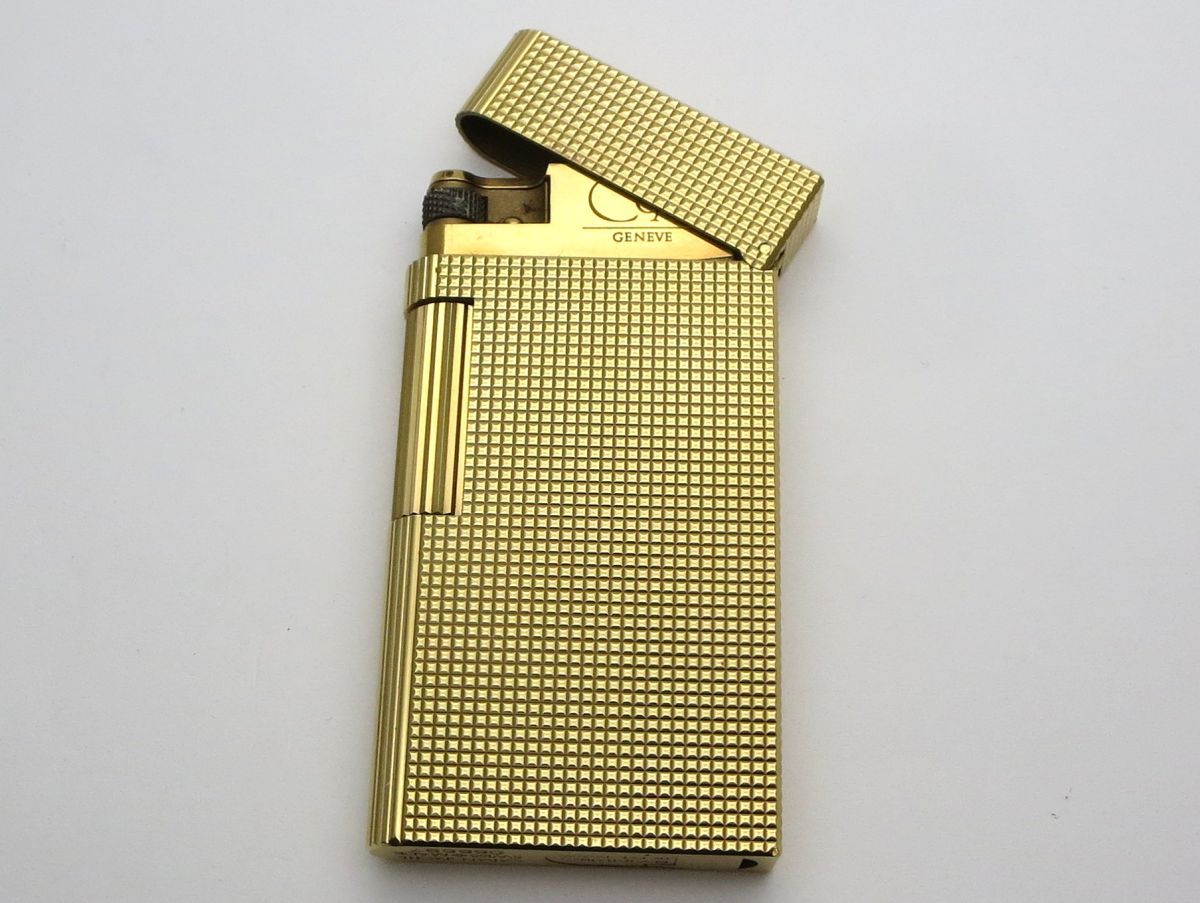 1000円スタート ガスライター CARAN d'ACHE カランダッシュ ゴールド ローラー 着火未確認 喫煙グッズ 喫煙具 ジャンク品 ONN D60010の画像7