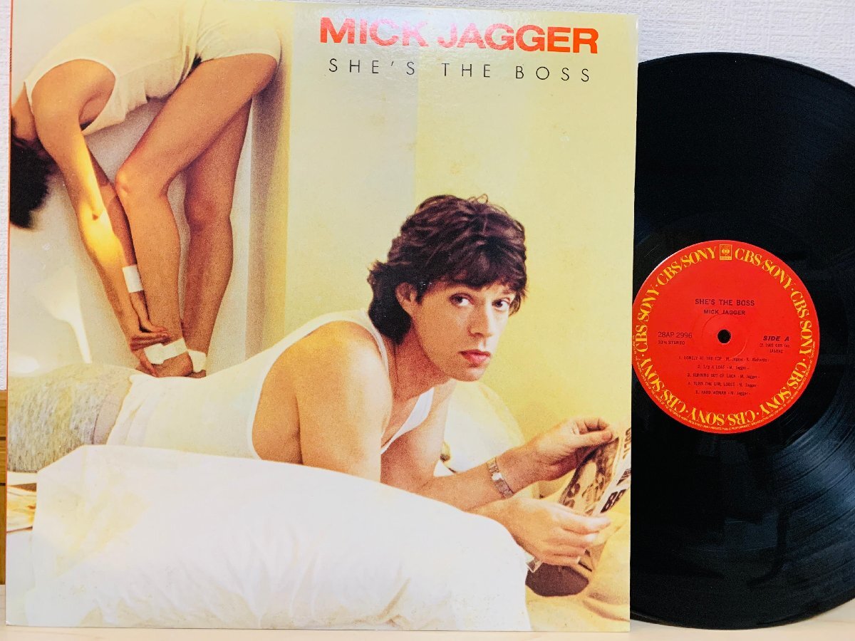即決LP MICK JAGGER / SHE'S THE BOSS / ミックジャガー 国内盤 28AP-2996 L33_画像1
