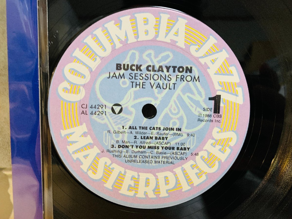 即決LP BUCK CLAYTON / JAM SESSIONS FROM THE VAULT / バック・クレイトン CJ 44291 L31_画像2