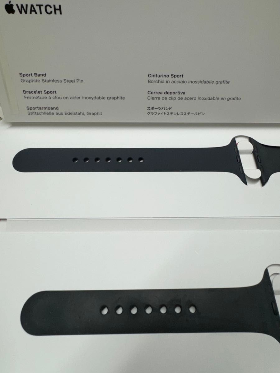 Apple Watch SE 44mm GPS+Cellular スペースグレイ アルミニウムケース ミッドナイトスポーツバンド