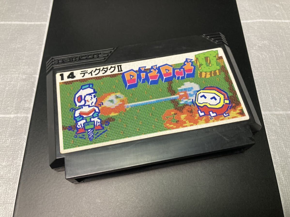 【良品】ディグダグII ディグダグ2 箱説付 ファミコンソフト FC の画像4