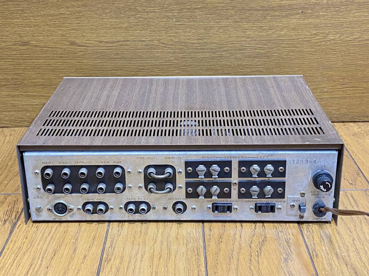 ●TRIO TW-61 トリオ ステレオアンプ SOLID STATE STEREO AMPLIFIER●整5-13-1_画像2