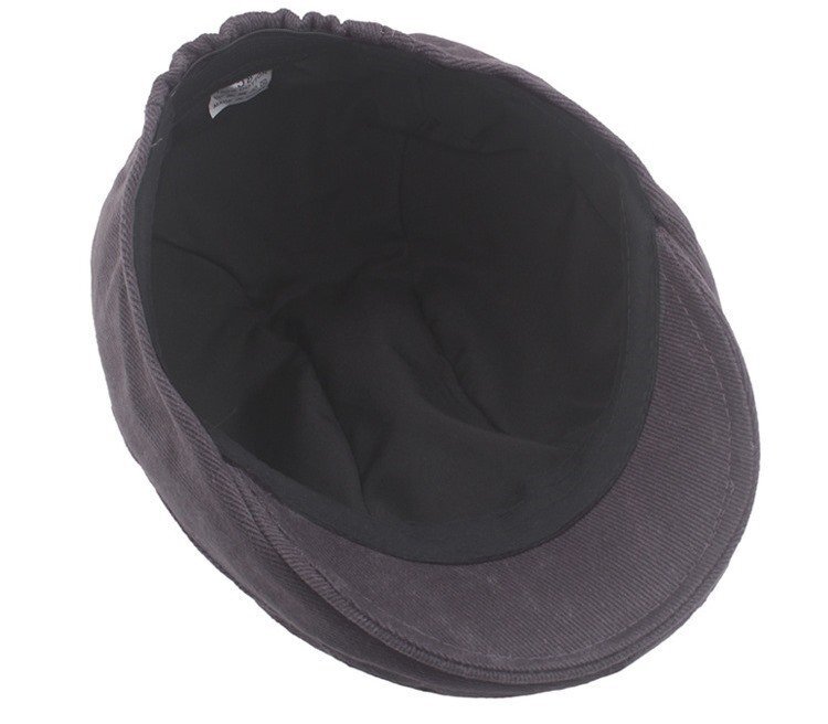 （新品）ハンチング 帽 綿 コットン 素材 （ダークグレー色 ） サイズ57～59cm【送料無料】_画像2