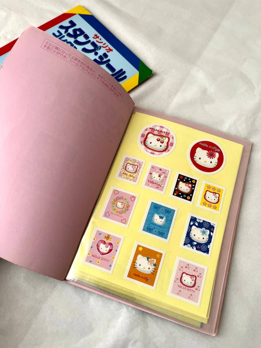  не использовался нераспечатанный 1999 год Sanrio штамп наклейка коллекция книжка Hello Kitty альбом VOL.② Coro Coro Kuririn альбом 