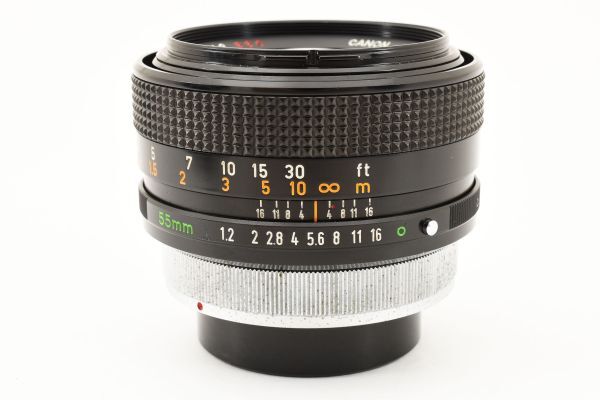 【動作確認済】 Canon キャノン FD 55mm f/1.2 S.S.C. SSC Lens For F-1 A-1 AE-1 2130508_画像6