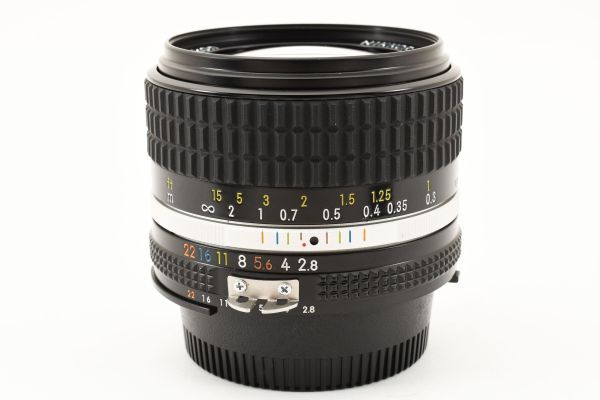 【動作確認済】 Nikon ニコン Ai-s ais Nikkor 28mm f/2.8 Wide Angle MF Lens 2130514_画像6