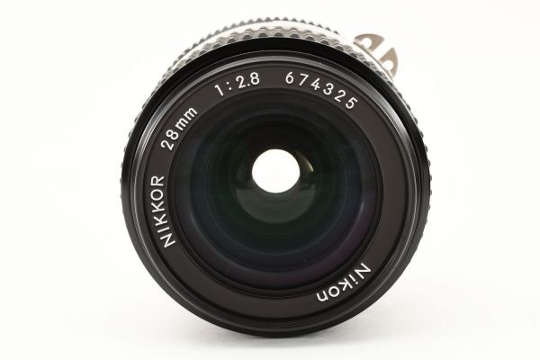 【動作確認済】 Nikon ニコン Ai-s ais Nikkor 28mm f/2.8 Wide Angle MF Lens 2130514_画像2