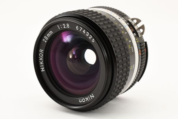 【動作確認済】 Nikon ニコン Ai-s ais Nikkor 28mm f/2.8 Wide Angle MF Lens 2130514_画像4