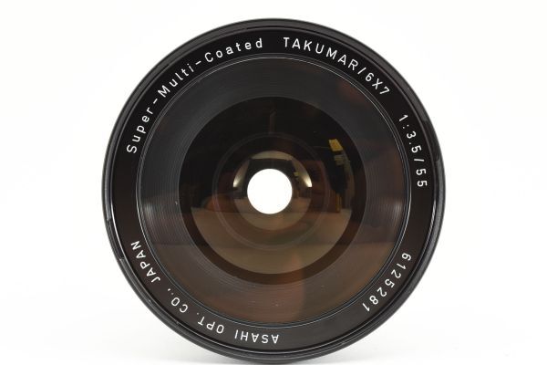 【動作確認済】 Pentax ペンタックス 6x7 67 SMC Takumar 55mm f/3.5 Wide Angle Lens 2131672_画像3