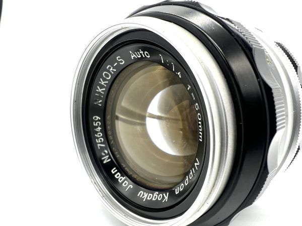 【ジャンク 部品取り 訳あり品】 Nikon ニコン NIKKOR-S Auto 50mm f/1.4 Non Ai Lens 2131673_画像7