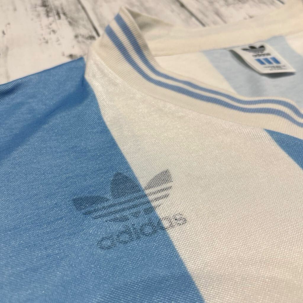 1993 Argentina представитель AFA adidas Adidas to зеркальный . il Home Vintage форма игра рубашка 90s