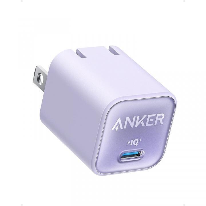 Anker 511 Charger Nano 3 30W アンカー チャージャー ナノ バイオレット 急速充電器 USB PD対応 最大30W出力 ActiveShield TM2.0搭載_画像1