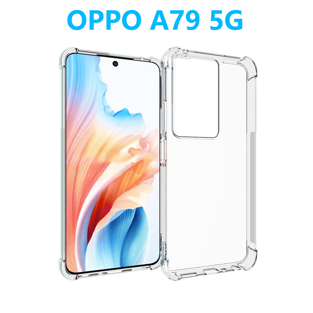 OPPO A79 5G ケース TPU 透明 保護ケース ソフト クリアスマホケース エアクッション レンズ保護 オッポエー 専用 ストラップホール 落下防_画像1