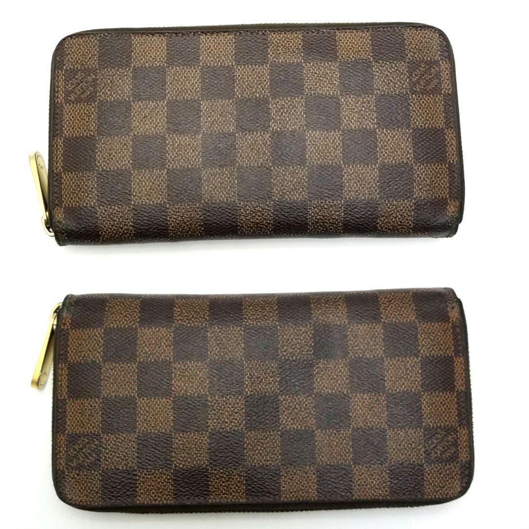 Louis Vuitton ルイヴィトン ダミエ エヌベ ジッピーウォレット ラウンドファスナー CA3191 長財布 カード×8 N60015 状態良好 男女兼用