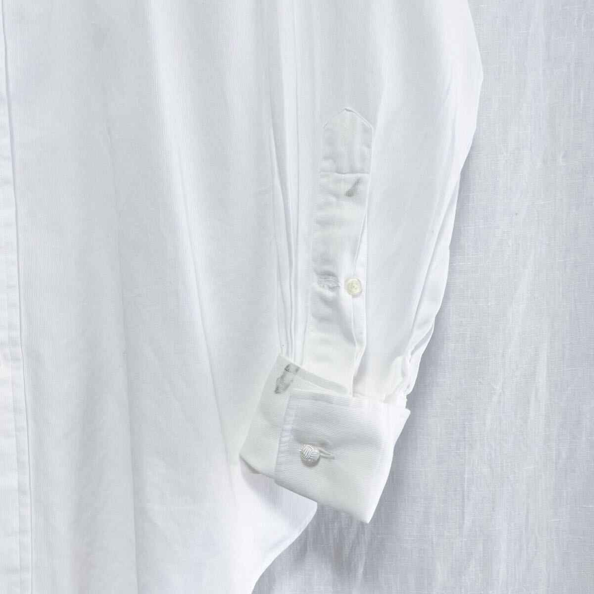 Ralph Lauren ANDREW スタンダードカラー長袖 ドレスシャツ 15 1/2 32 ホワイト_画像3