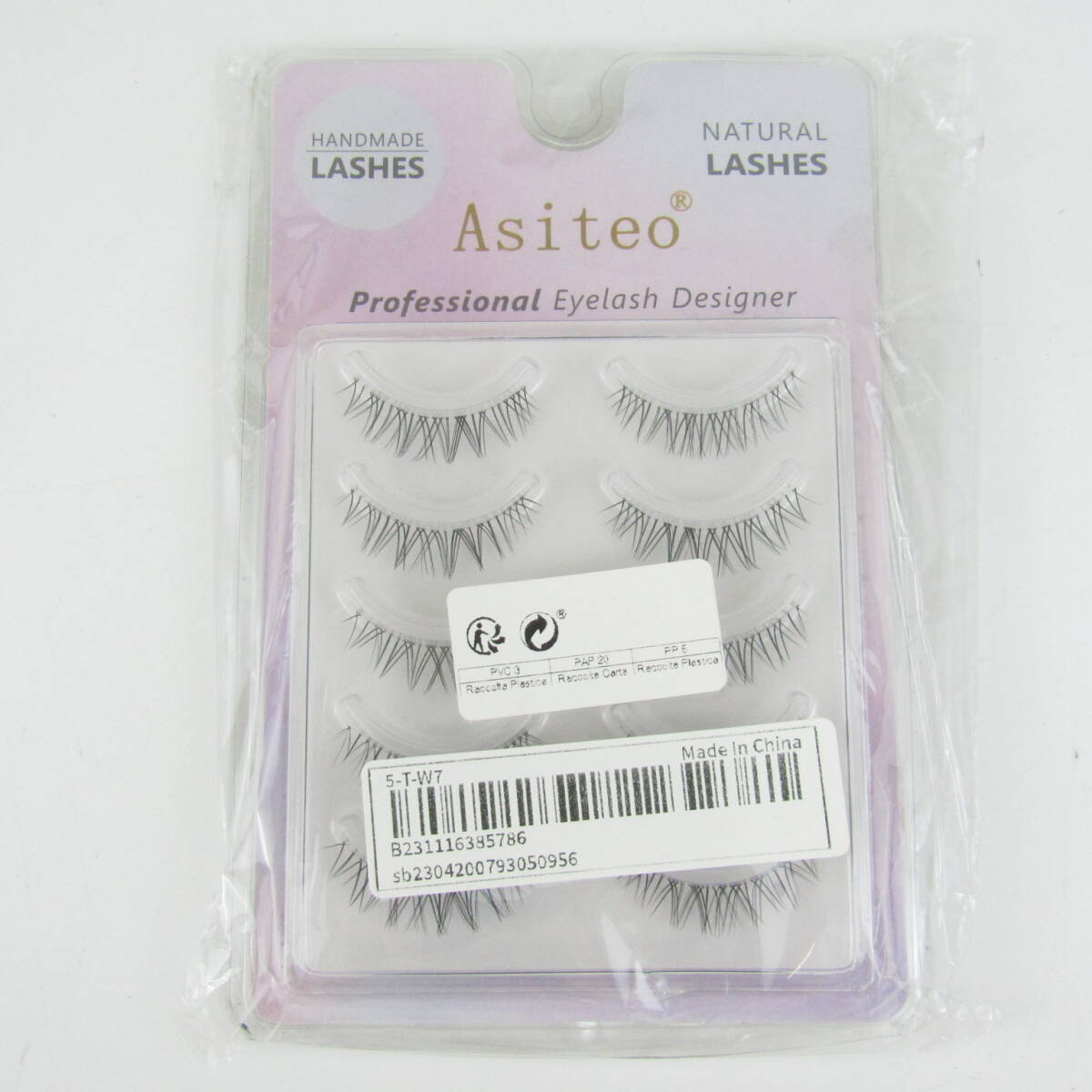  eyelashes extensions NATURAL LASHES Asiteo 5 set entering unused cosme lady's 
