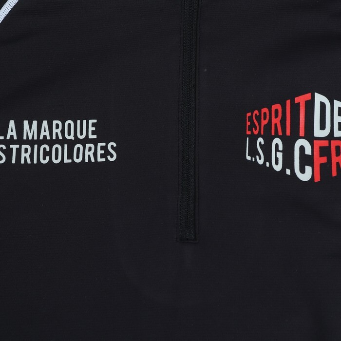  Le Coq s Porte .f рубашка-поло с длинным рукавом tops с высоким воротником Zip одежда для гольфа женский M размер черный le coq sportif