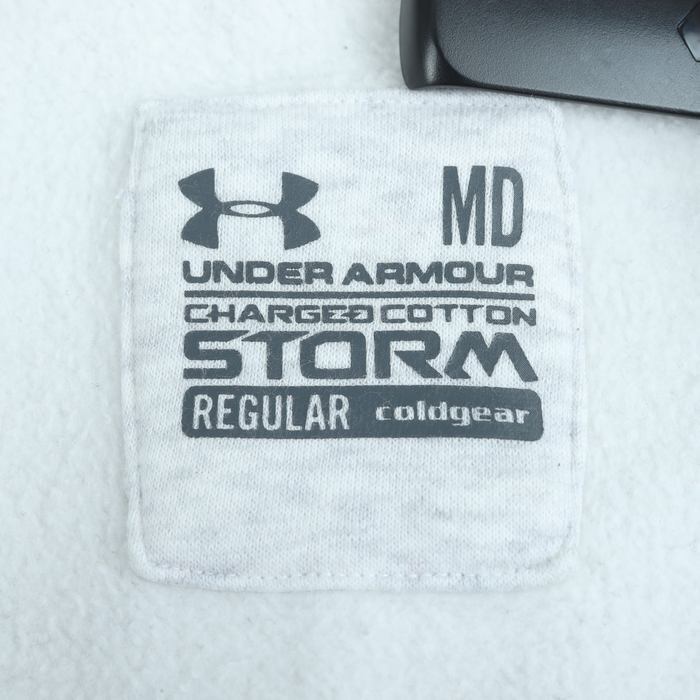 アンダーアーマー ブルゾン ジャケット アウター スウェット コールドギア スポーツウエア メンズ MDサイズ グレー UNDER ARMOURの画像3