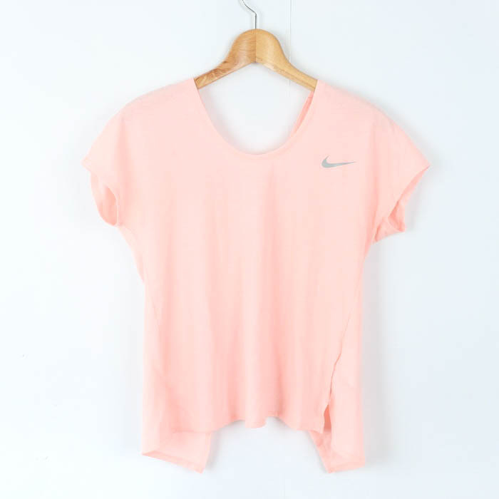 ナイキ 半袖Ｔシャツ トップス ドライフィット タック スポーツウエア レディース Mサイズ ピンク NIKE_画像1