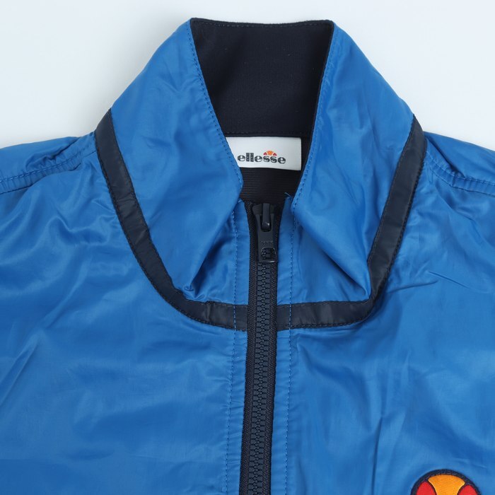 エレッセ ナイロンジャケット アウター ウィンドブレーカー スポーツウエア レディース Lサイズ 青×紺 ellesse_画像5