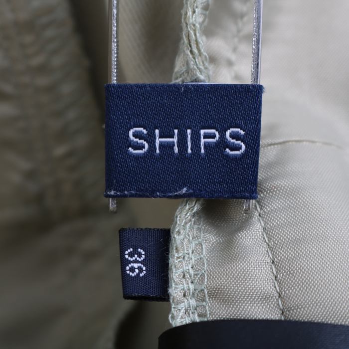 シップス パンツ ボトムス ワイド レディース 36サイズ グリーン SHIPS_画像3