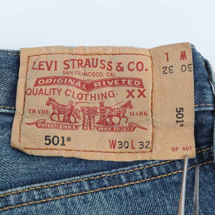 リーバイストラウスシグネチャー デニムパンツ ボトムス ジーンズ ストレート 501 メンズ 30サイズ ブルー LEVI STRAUSS Signature_画像7