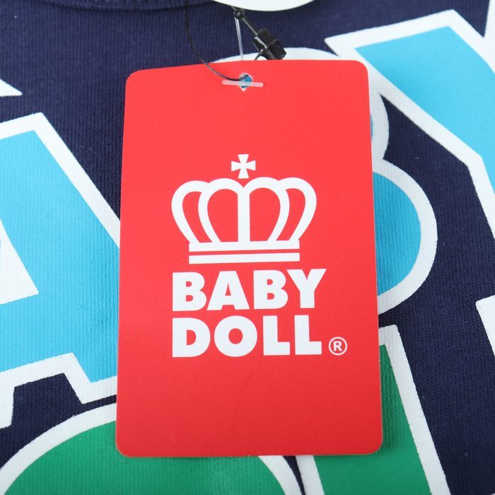 ベビードール 半袖Ｔシャツ トップス ロゴT バックプリント 未使用品 キッズ 男の子用 100サイズ ネイビー BABYDOLL_画像3