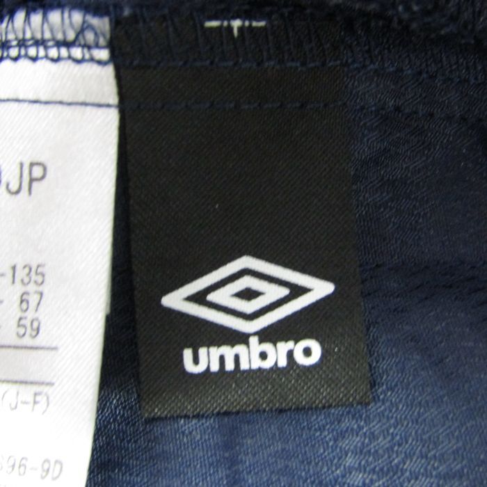  Umbro pants bottoms hem fastener sportswear Kids for boy 130 size navy UMBRO