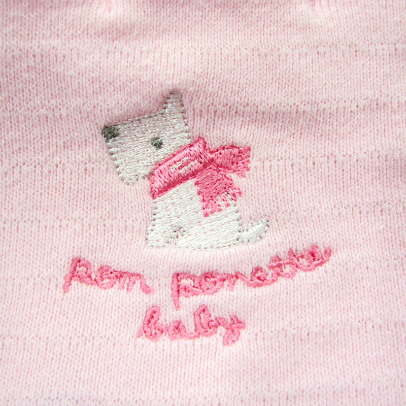  Pom Ponette тренировочный футболка tops плечо зажим сделано в Японии baby для девочки 90 размер розовый pom ponette