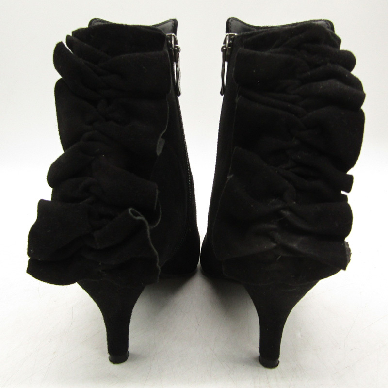 ダイアナ ショートブーツ スウェード ブランド シューズ 靴 日本製 黒 レディース 22サイズ ブラック DIANA_画像5