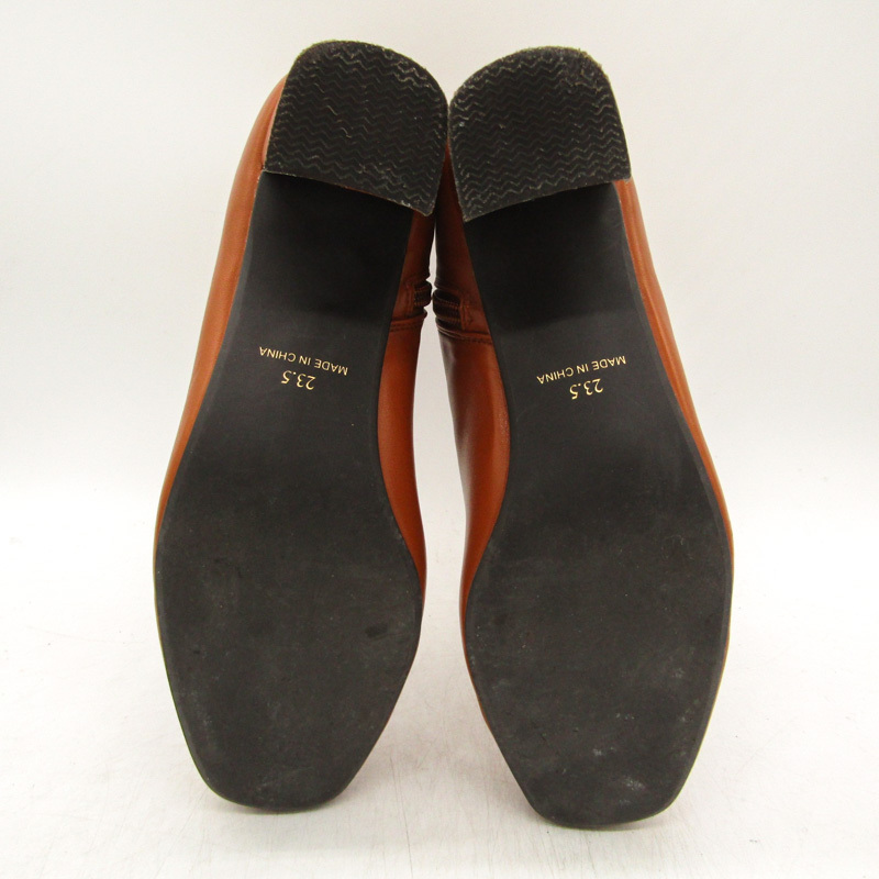 ナチュラルビューティーベーシック ショートブーツ ブランド シューズ 靴 レディース 23.5サイズ ブラウン NATURAL BEAUTY BASIC_画像6