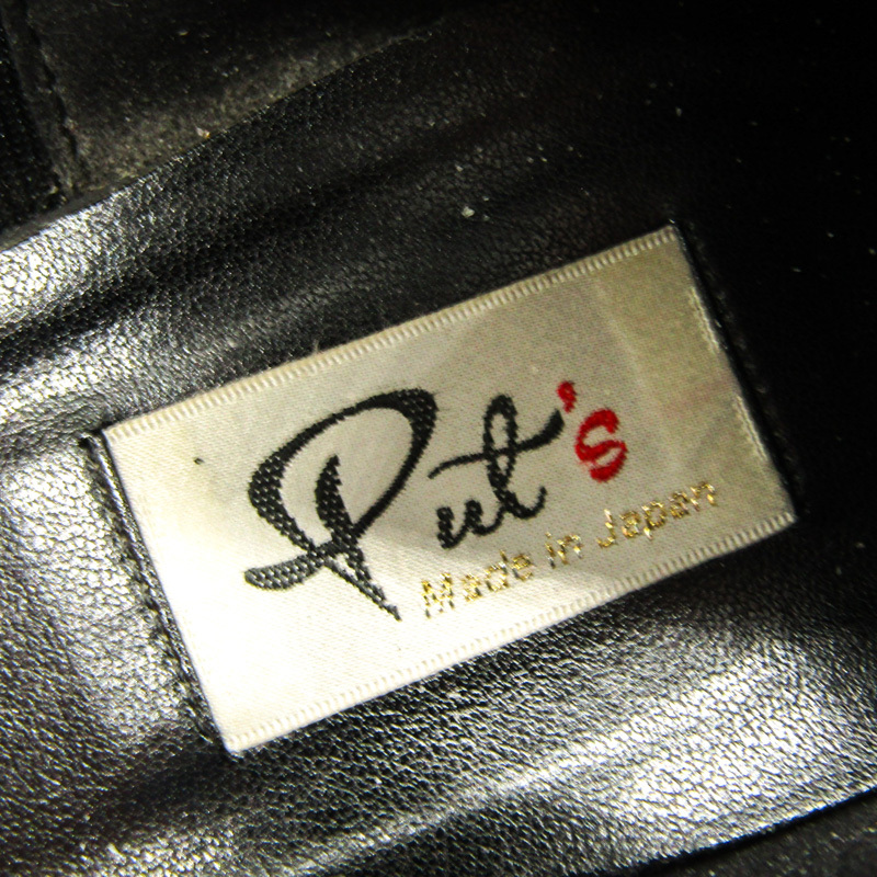 プッツ サンダル 幅広 3E ブランド 靴 日本製 黒 レディース 24サイズ ブラック Put's_画像3