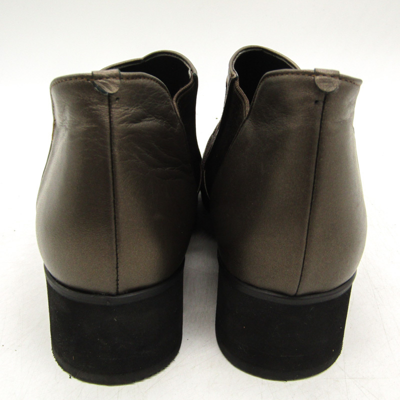 ナートクラップ ショートブーツ 幅広 4E ブランド シューズ 靴 日本製 レディース 23サイズ ゴールド NART CLAP_画像5