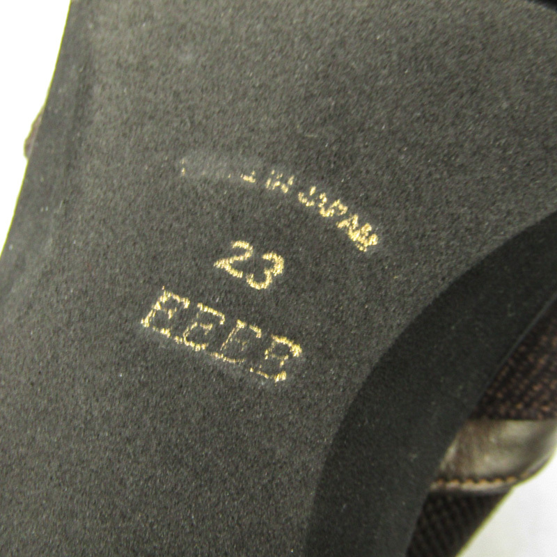 ナートクラップ ショートブーツ 幅広 4E ブランド シューズ 靴 日本製 レディース 23サイズ ゴールド NART CLAP_画像4
