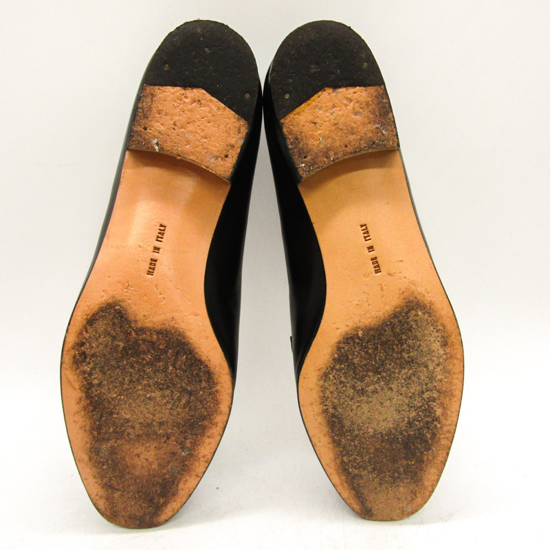 サルヴァトーレフェラガモ ローファー ブランド シューズ 靴 イタリア製 黒 レディース 6.5サイズ ブラック Salvatore Ferragamo_画像7