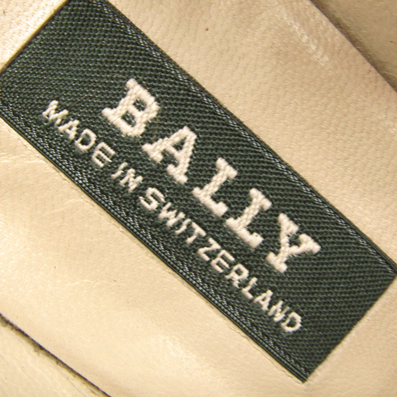 バリー パンプス スウェード ブランド シューズ 靴 スイス製 レディース 3.5サイズ ベージュ BALLY_画像3