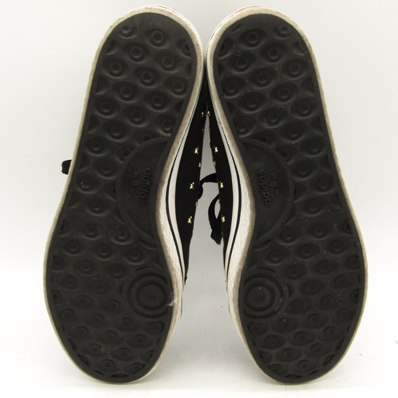 アディダス スニーカー ミドルカット ハニーミッドWスター G97839 シューズ 靴 黒 レディース 25サイズ ブラック adidas_画像6