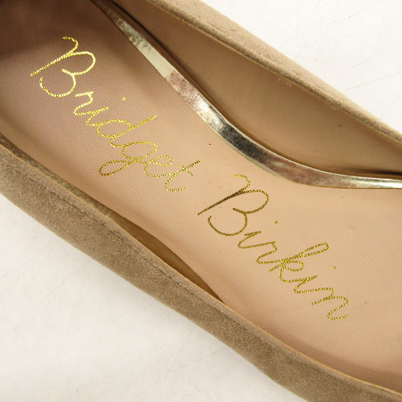 ブリジットバーキン パンプス フラットシューズ スウェード ブランド シューズ 靴 レディース 23.5サイズ ベージュ Bridget Birkin_画像3
