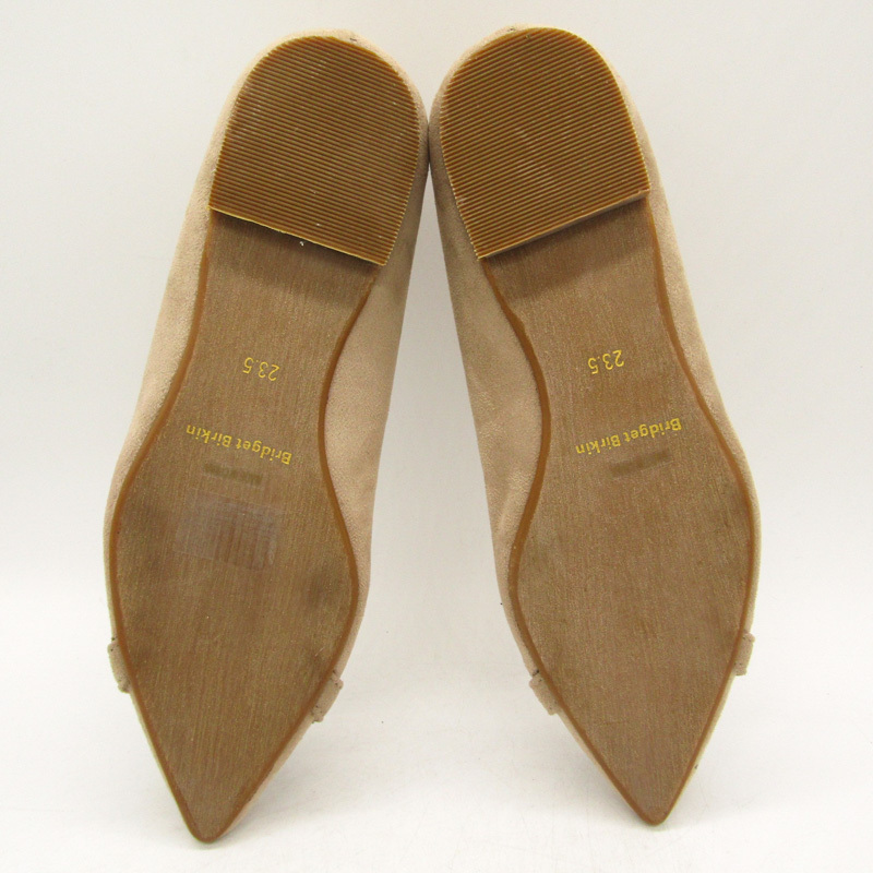 ブリジットバーキン パンプス フラットシューズ スウェード ブランド シューズ 靴 レディース 23.5サイズ ベージュ Bridget Birkin_画像6